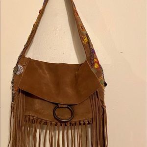 Francesco Biasia Bohemian Hobo Bag